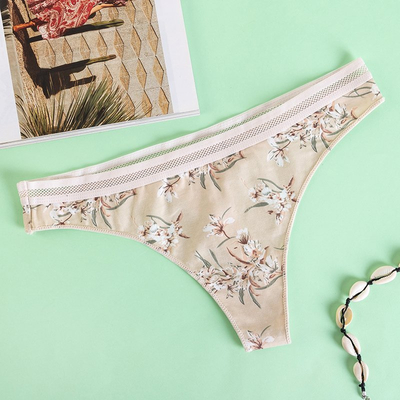 Tongs à motifs pour femmes, 3 / paquet - Sous-vêtements