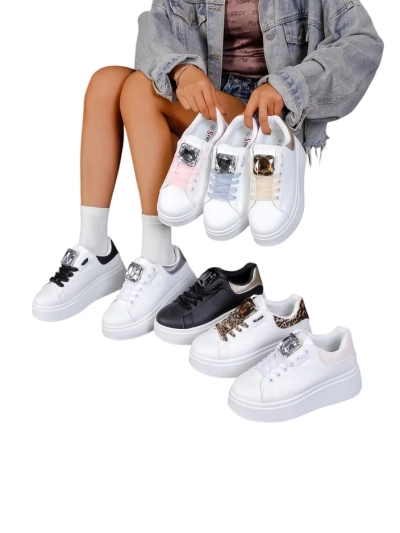 Baskets de sport pour femmes Royalfashion sur une plateforme Safirrat