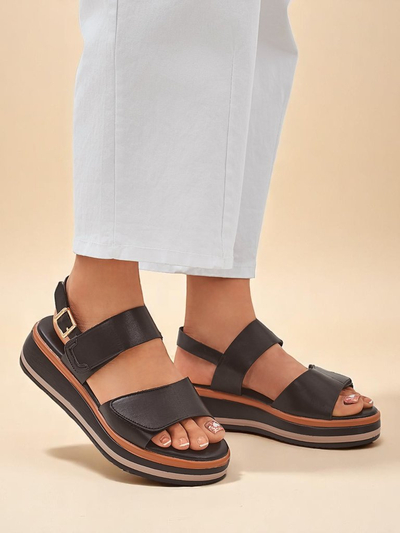 Sandales Royalfashion pour femmes avec une semelle Tulipe plus épaisse