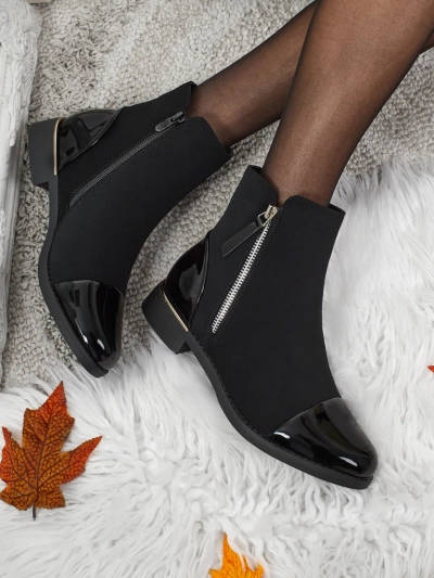 Bottines Luna Noires Élégantes pour l'Automne