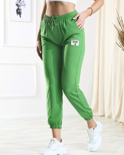 Pantalon de survêtement vert foncé pour femme - Vêtements