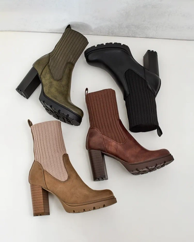 Royalfashion Bottes élégantes pour femmes Tozu