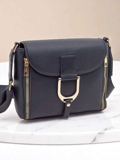 Royalfashion Petit sac à main pour femme en cuir écologique Noli Chic