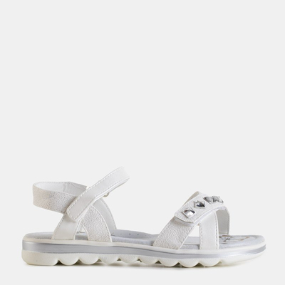 OUTLET Sandales enfant blanches à clous Anis - Footwear