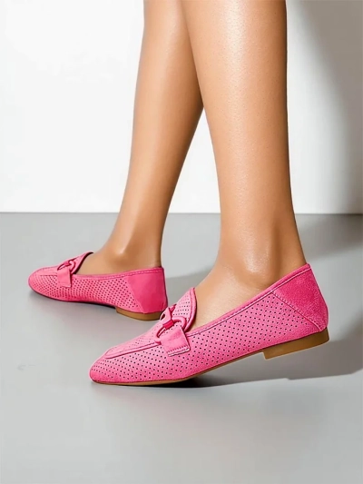 Royalfashion Mocassins perforés pour femmes Laamba