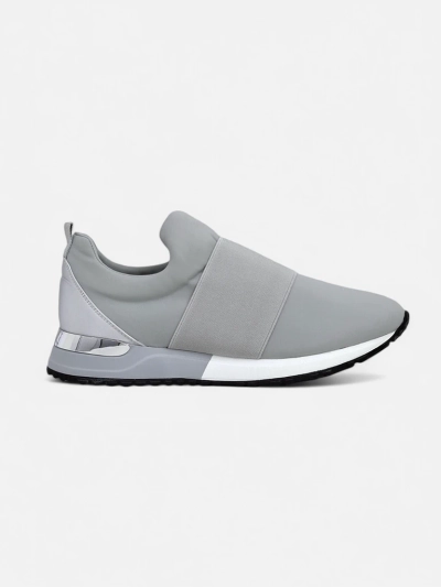 Sneakers pour femmes Selene Grigio semelle plate gris tourterelle style tendance
