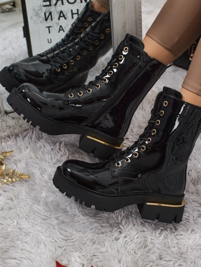 Royalfashion Bottines worker pour femmes Elolio