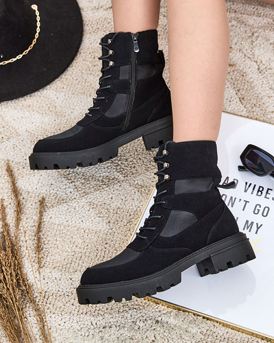 Royalfashion Bottes à lacets Hovienta pour femme