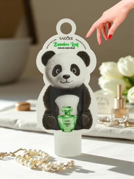 Sadoer Bamboo Leaf crème pour les mains 50 ml en emballage Panda — Aurelia Edition