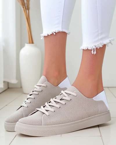 Royalfashion Chaussures de sport en tissu pour femme Esellaf