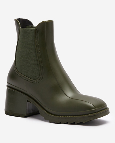 Bottes pour femmes vert foncé Caldala- Footwear