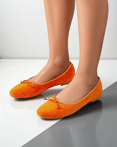 Royalfashion Ballerines pour femmes avec un nœud Zaame