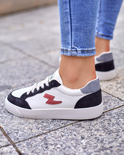 OUTLET Blanc - baskets de sport pour femmes noires Rozzuci- Shoes