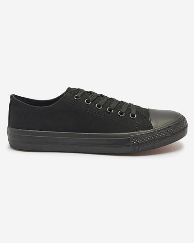OUTLET Baskets classiques à lacets pour femme, noires Ogisa - Chaussures