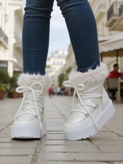 Royalfashion Bottes de neige pour femmes Melioz