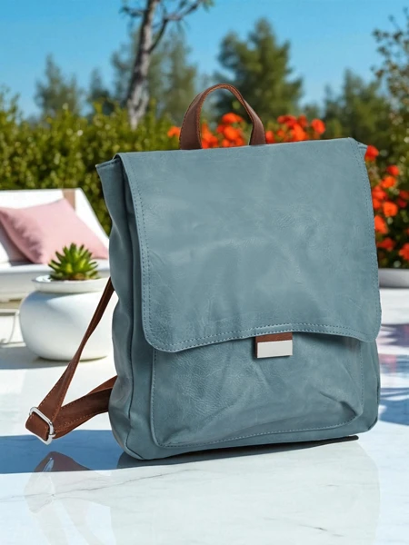 Royalfashion Sac à dos pour femmes en cuir écologique Klara
