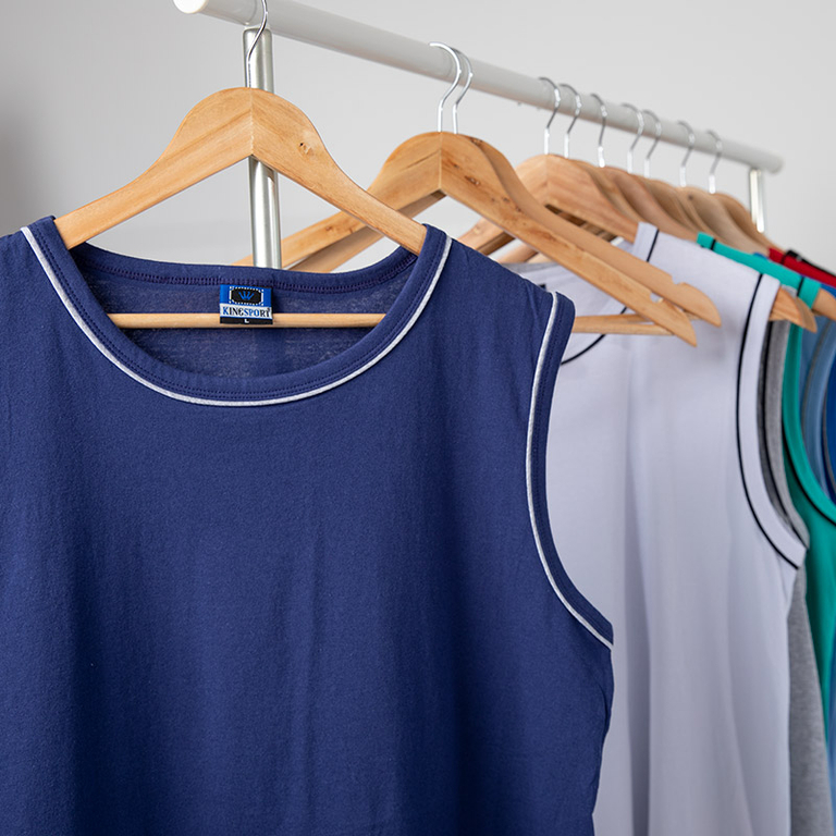 Chemise sans manches bleu marine pour homme - Vêtements