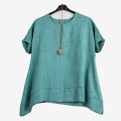 Tunique verte pour femmes - Blouses 1