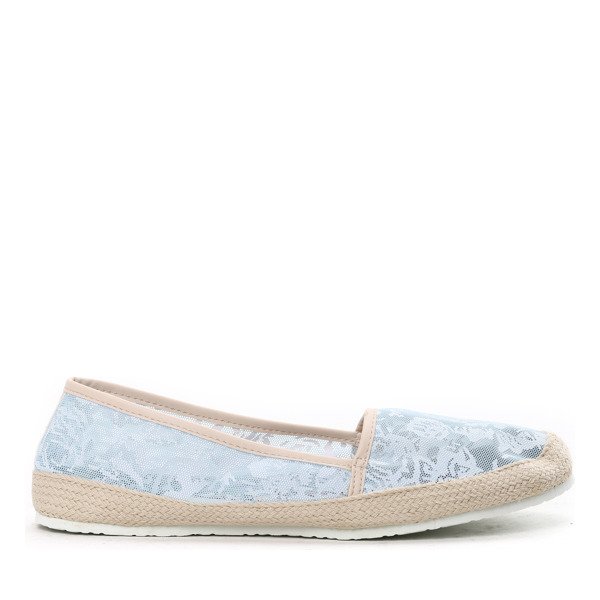 Espadrilles bleues à fleurs Lyuba - Chaussures 1