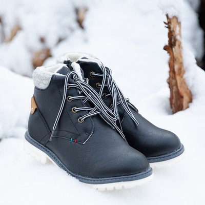 Bottes isolantes Tiptop noires pour garçon - Chaussures