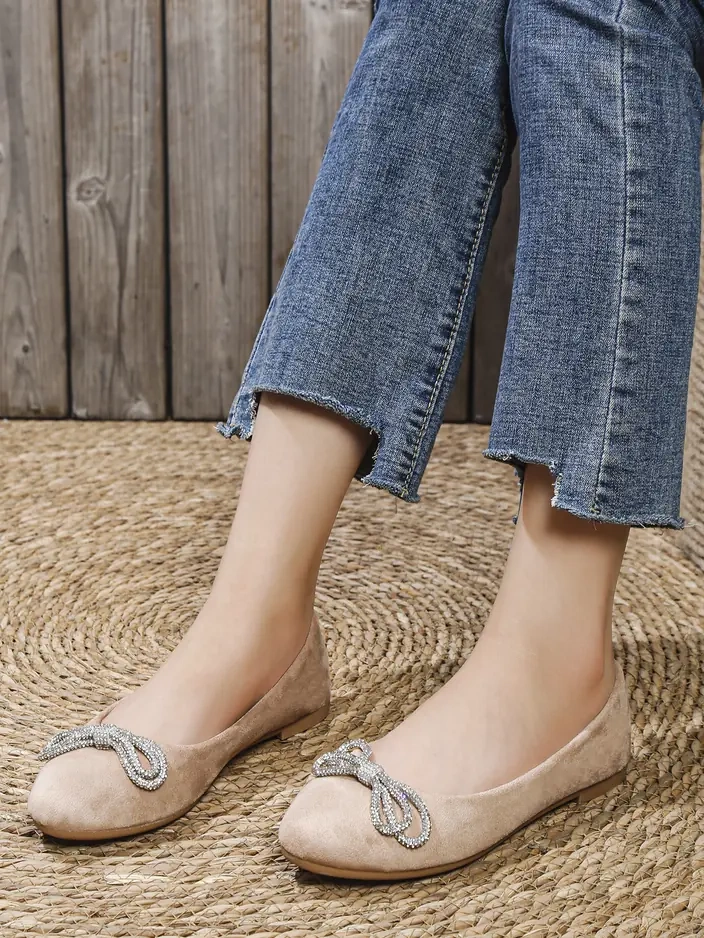 Royalfashion Ballerines Femme avec un nœud Ofelna