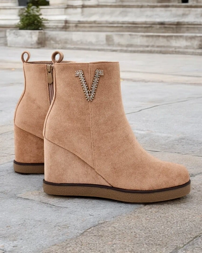 Royalfashion Nerias Bottes à talons pour femmes