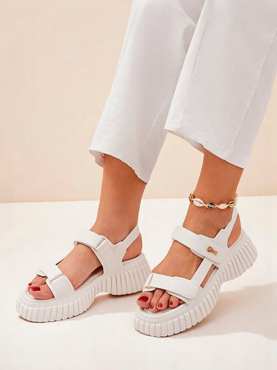 Sandales pour femmes Royalfashion avec semelle épaisse Hortez