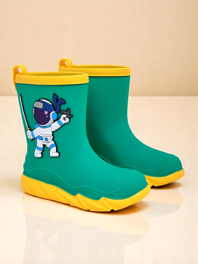 Royalfashion Bottes de pluie pour enfants avec le cosmonaute Cosmos Boy