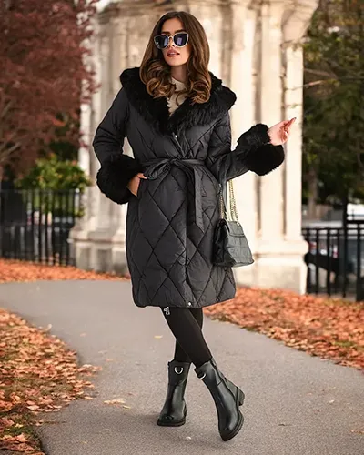 Veste d'hiver matelassée pour femmes Royalfashion