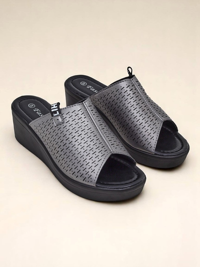 Royalfashion Sandales compensées pour femmes Luna Wedge