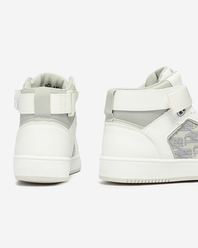 Baskets montantes Xosa blanches pour femmes - Chaussures
