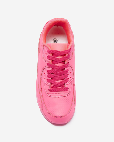 Chaussures de sport sneaker rose fluo pour femmes Faducy- Footwear
