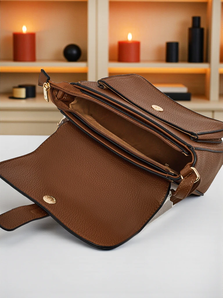 Petit sac à main pour femme en cuir écologique Seray