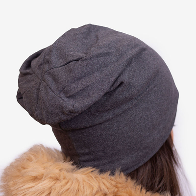 Bonnet isotherme femme bleu marine à étoiles - Accessoires