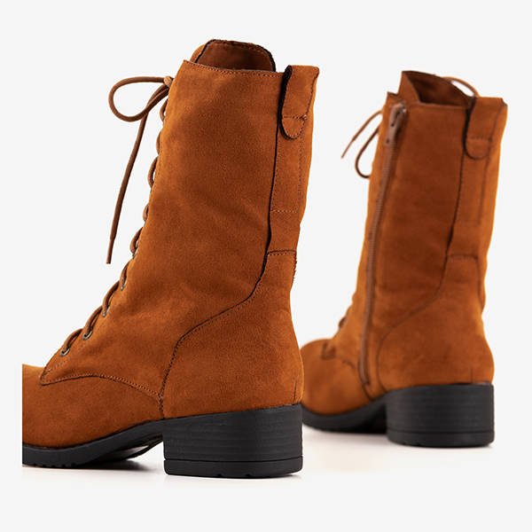 Chaussures plates marron Claretan - Chaussures