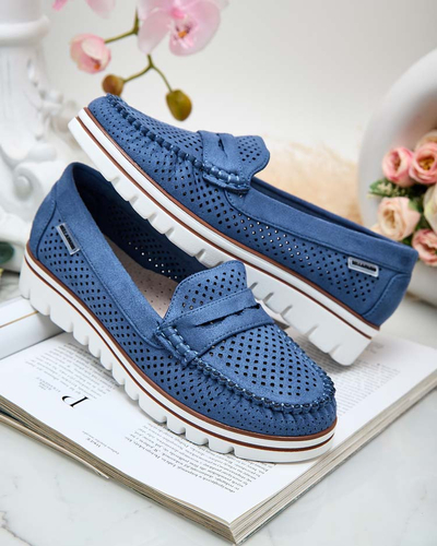 Royalfashion Mocassins ajourés pour femme Leteller