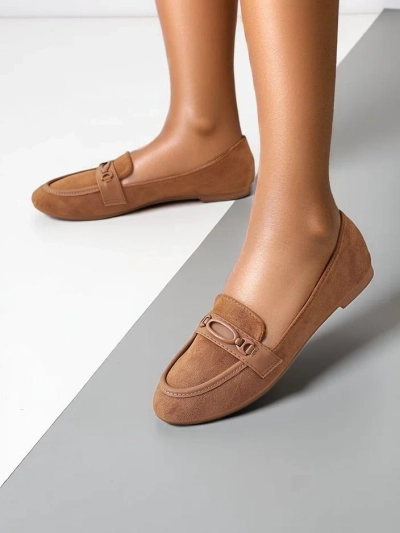 Royalfashion Mocassins éco en suède pour femmes Zammei