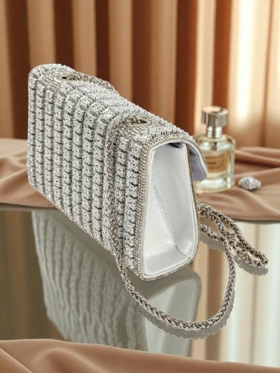 Royalfashion Pochette pour femme avec zircons Elira Dusk