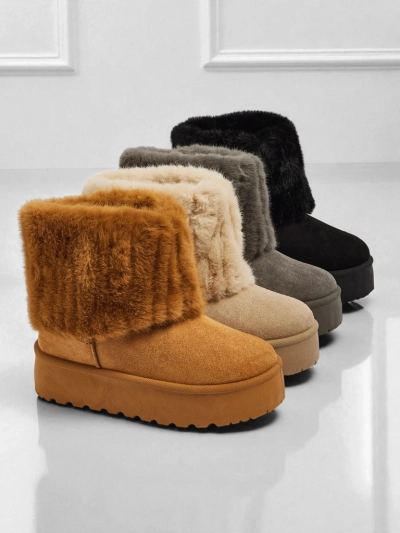 Bottes de neige pour femmes avec fourrure Irelle