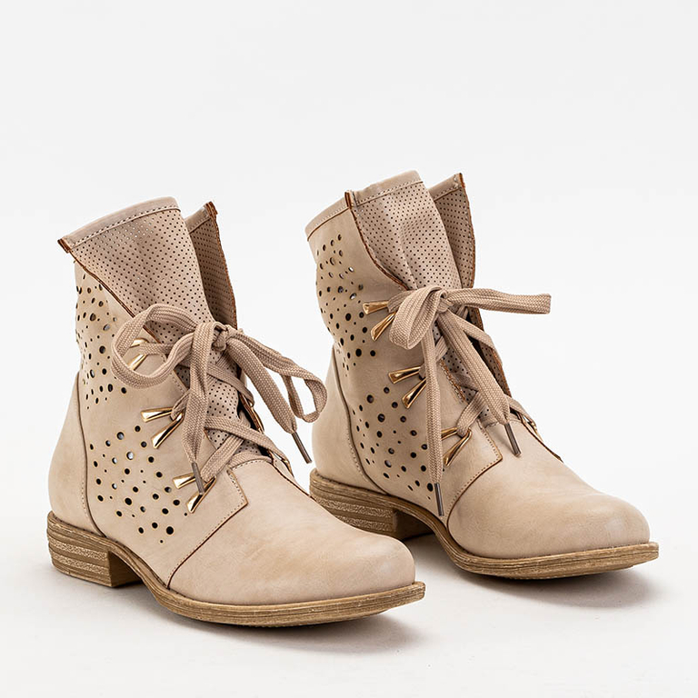 Bottines Femme Cuir Bottines AjourÃ©es Cuir Bottines Pour Femmes