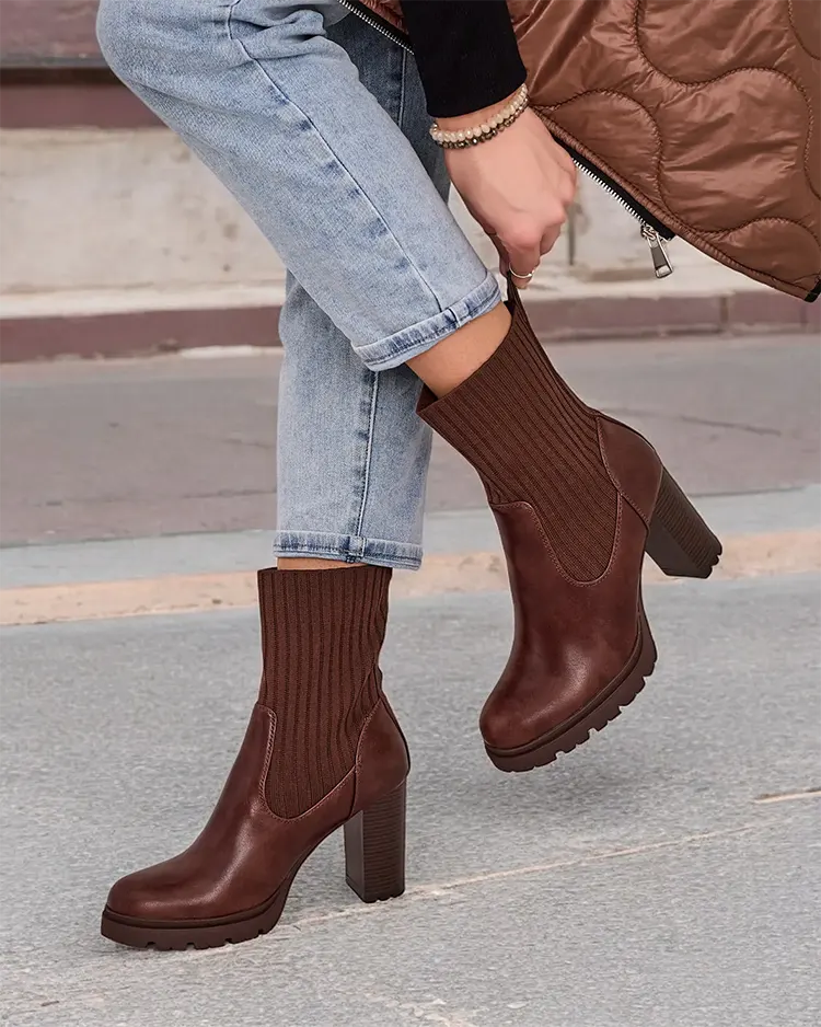 Royalfashion Bottes élégantes pour femmes Tozu