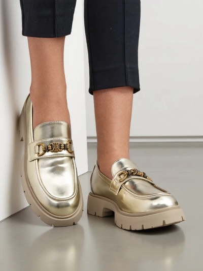 Mocassins Royalfashion pour femmes plaqués or Goldlove