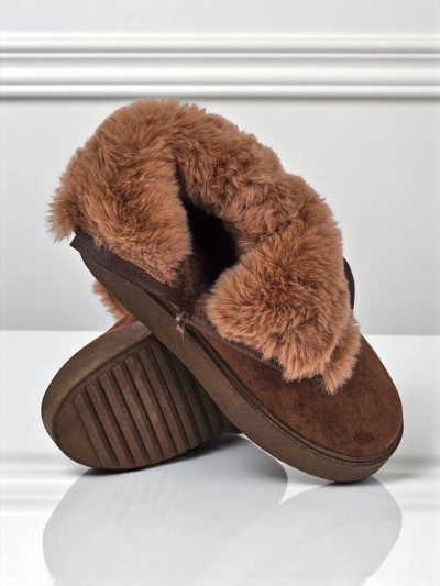 Royalfashion Bottes courtes style bottes de neige pour femmes Winter Crest