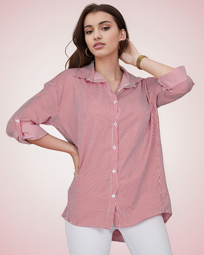 Royalfashion Chemise rayée pour femme