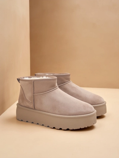 Royalfashion Bottes de neige a'la plateforme pour femmes Dagodo