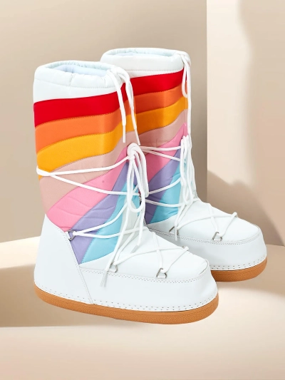 Chaussures de style botte de neige pour femme Royalfashion Tencce