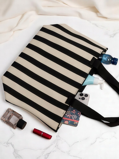 Royalfashion Sac en tissu rayé quotidien