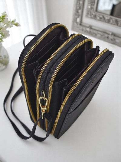 Royalfashion Sac à main portefeuille multifonctionnel avec bandoulière MiniMaks