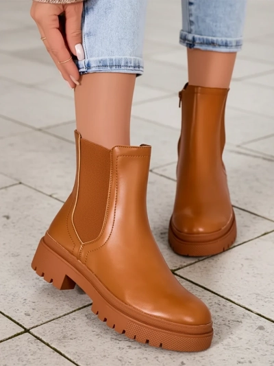 Royalfashion Bottes Dovivas en cuir eko pour femme