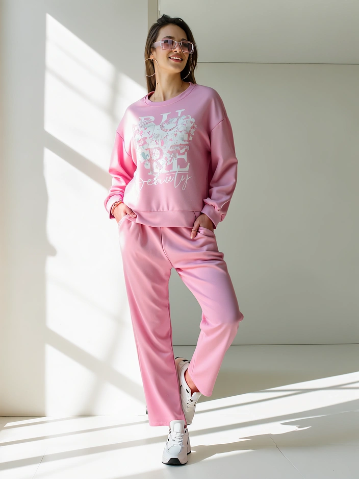 Ensemble en viscose Royalfashion pour femmes avec impression